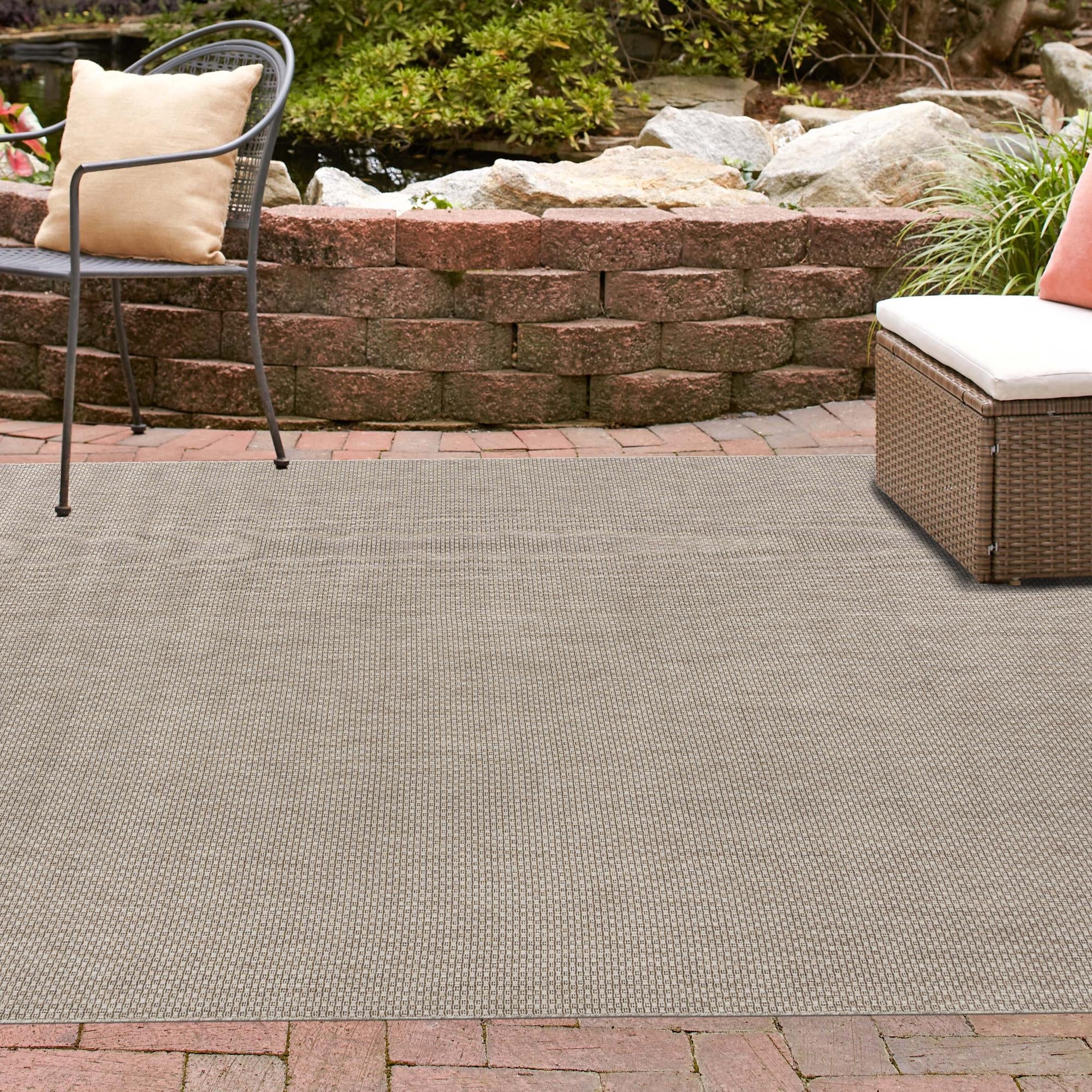 Seaside Serenity Collection Area Rug - Veranda (Beige)