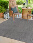 Seaside Serenity Collection Area Rug - Veranda (Black)