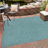 Seaside Serenity Collection Area Rug - Veranda (Aquamarine)