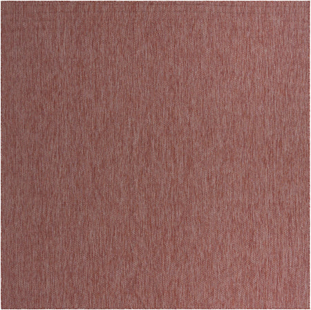 Seaside Serenity Collection Area Rug - Veranda (Rust Red)