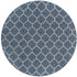 Seaside Lattice Collection Area Rug - Arbor (Navy Blue)