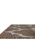 Seaside Lattice Collection Area Rug - Arbor (Brown)