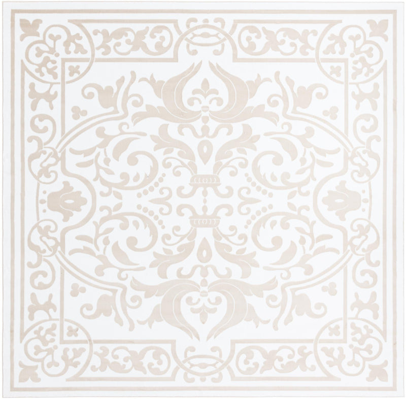 Sanctuary Retreat Collection Area Rug -  Retreat Square Snow White  lifestyle 37