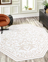 Sanctuary Retreat Collection Area Rug -  Retreat Octagon Snow White  lifestyle 47