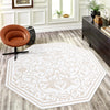 Sanctuary Retreat Collection Area Rug -  Retreat Octagon Snow White  lifestyle 181