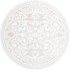 Sanctuary Retreat Collection Area Rug -  Retreat Round Snow White  lifestyle 40