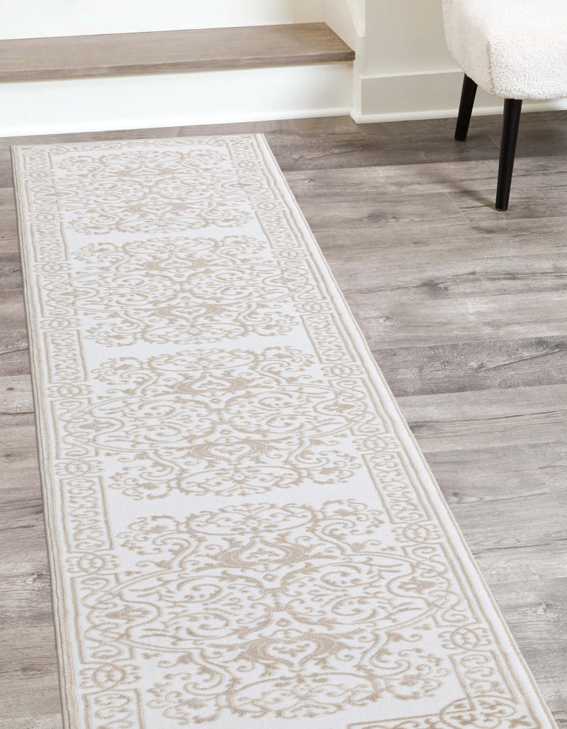 Sanctuary Retreat Collection Area Rug -  Retreat Runner Snow White  lifestyle 69