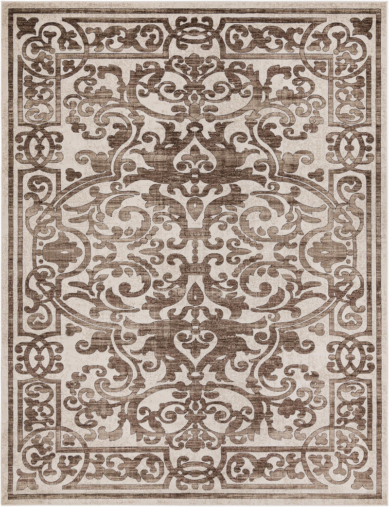 Sanctuary Retreat Collection Area Rug -  Retreat Rectangle Chocolate Brown  lifestyle 2