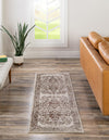 Sanctuary Retreat Collection Area Rug -  Retreat Runner Chocolate Brown  lifestyle 52