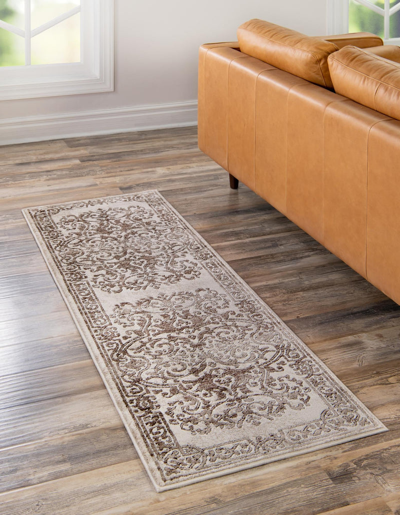 Sanctuary Retreat Collection Area Rug -  Retreat Runner Chocolate Brown  lifestyle 60