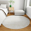 Sanctuary Retreat Collection Area Rug -  Refuge Round Snow White  lifestyle 208