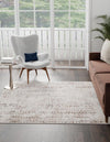 Sanctuary Retreat Collection Area Rug -  Refuge Square Chocolate Brown  lifestyle 51