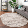 Sanctuary Retreat Collection Area Rug -  Refuge Oval Chocolate Brown  lifestyle 201