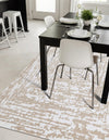 Sanctuary Retreat Collection Area Rug -  Asylum Rectangle White Bone  lifestyle 11