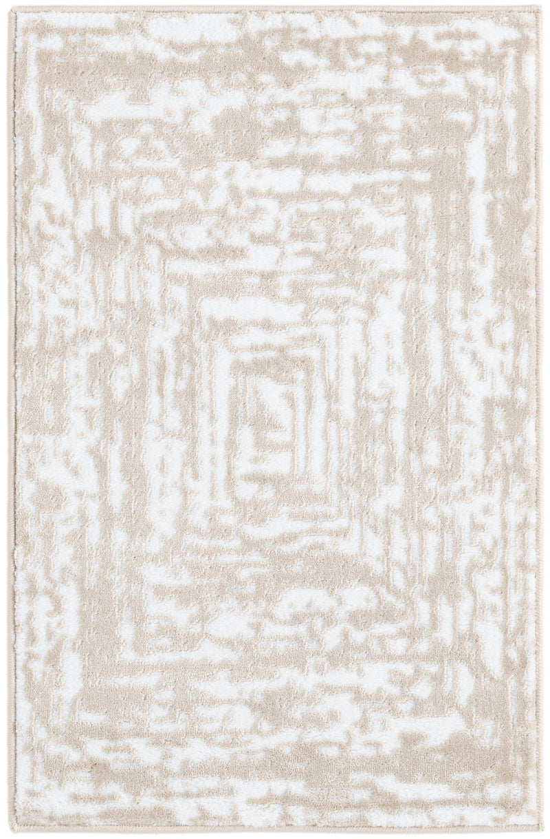 Sanctuary Retreat Collection Area Rug -  Asylum Rectangle White Bone  lifestyle 2