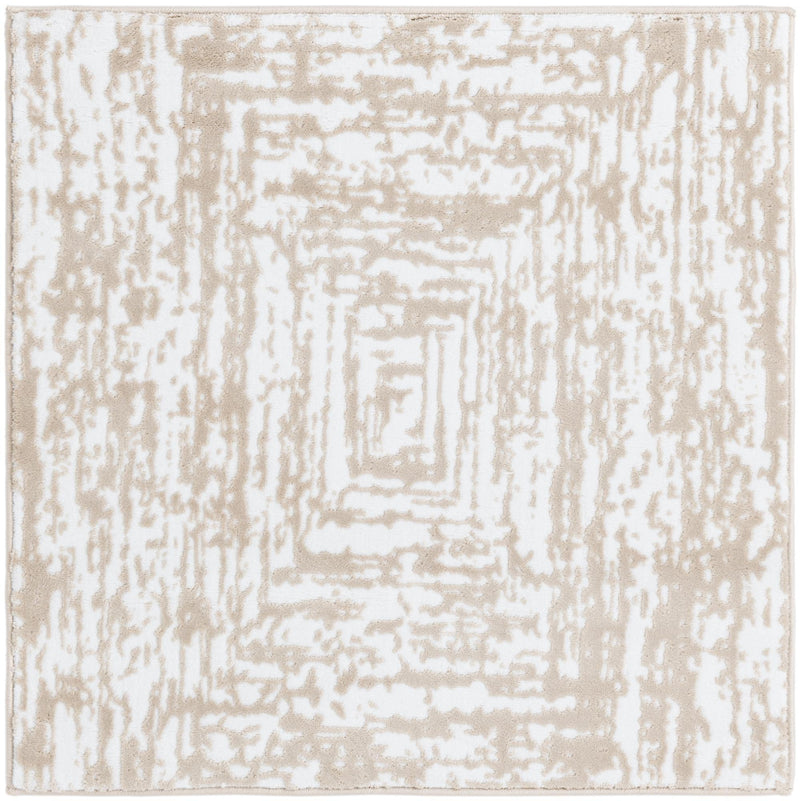 Sanctuary Retreat Collection Area Rug -  Asylum Square White Bone  lifestyle 40