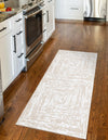 Sanctuary Retreat Collection Area Rug -  Asylum Runner White Bone  lifestyle 70