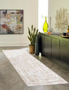 Sanctuary Retreat Collection Area Rug -  Asylum Runner White Bone  lifestyle 95