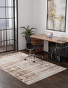 Sanctuary Retreat Collection Area Rug -  Asylum Rectangle Chocolate Brown  lifestyle 3