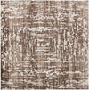 Sanctuary Retreat Collection Area Rug -  Asylum Square Chocolate Brown  lifestyle 37