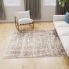 Sanctuary Retreat Collection Area Rug -  Asylum Square Chocolate Brown  lifestyle 177