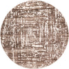 Sanctuary Retreat Collection Area Rug -  Asylum Round Chocolate Brown  lifestyle 38