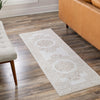 Sanctuary Retreat Collection Area Rug -  Enclave Runner Snow White  lifestyle 177