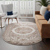 Sanctuary Retreat Collection Area Rug -  Enclave Oval Chocolate Brown  lifestyle 173