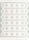 Sedona Sands Collection Area Rug - BellRock Rectangle Aquamarine and White  lifestyle 4