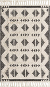 Sedona Sands Collection Area Rug - BellRock Rectangle Black and White  lifestyle 3