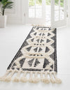 Sedona Sands Collection Area Rug - BellRock Runner Black and White  lifestyle 135