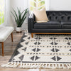 Sedona Sands Collection Area Rug - BellRock Square Black and White  lifestyle 180