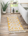 Sedona Sands Collection Area Rug - BellRock Runner Yellow and White  lifestyle 137