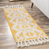 Sedona Sands Collection Area Rug - BellRock Runner Yellow and White  lifestyle 193