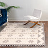 Sedona Sands Collection Area Rug - BellRock Square Gray and White  lifestyle 184