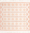 Sedona Sands Collection Area Rug - BellRock Rectangle Pink and White  lifestyle 2