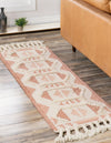 Sedona Sands Collection Area Rug - BellRock Runner Pink and White  lifestyle 74