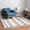 Sedona Sands Collection Area Rug - BellRock Square Navy Blue and White  lifestyle 198