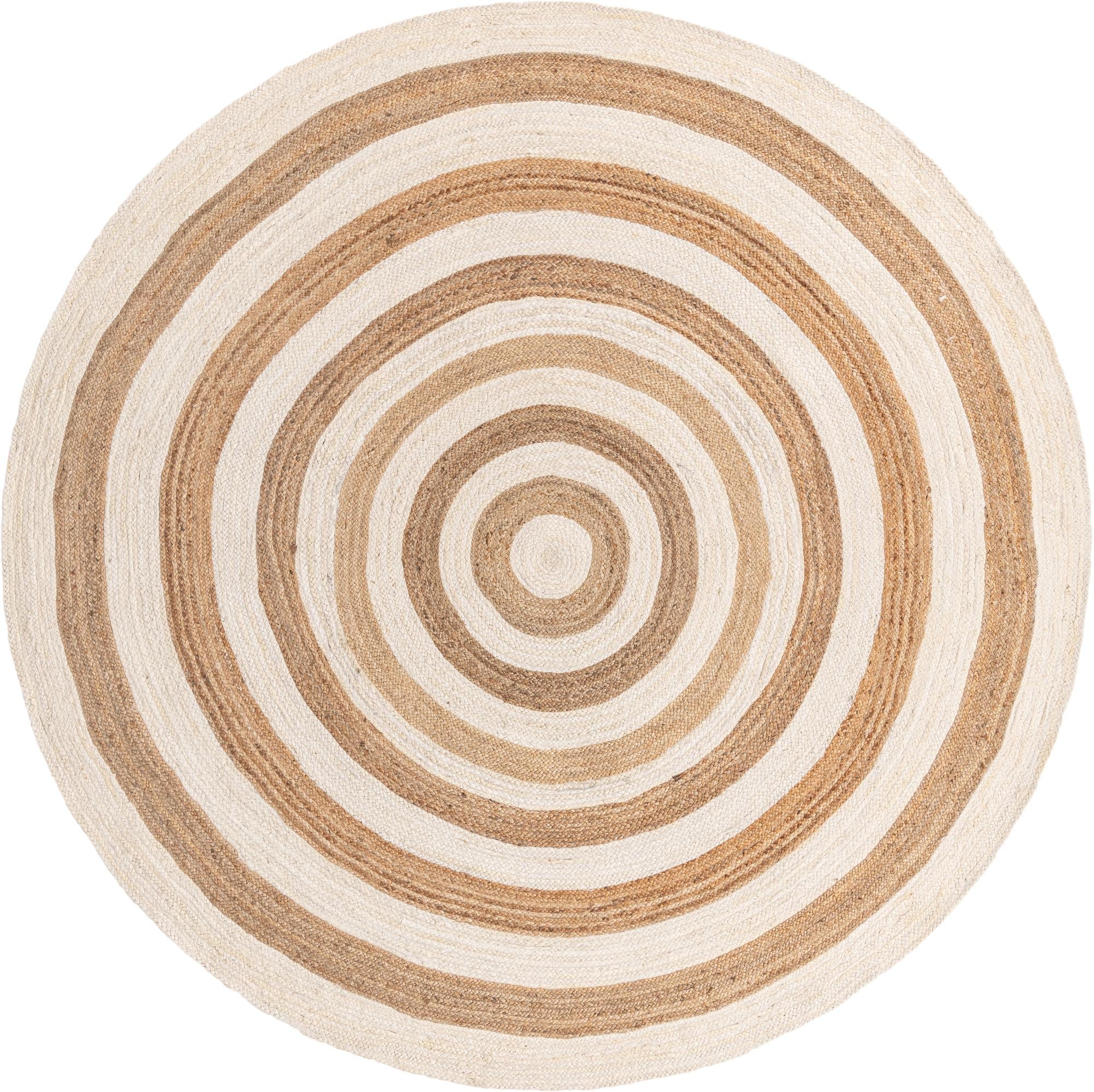 Woven Seaside Jute Collection Area Rug - Nautilus