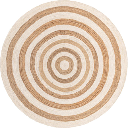 Woven Seaside Jute Collection Area Rug - Nautilus