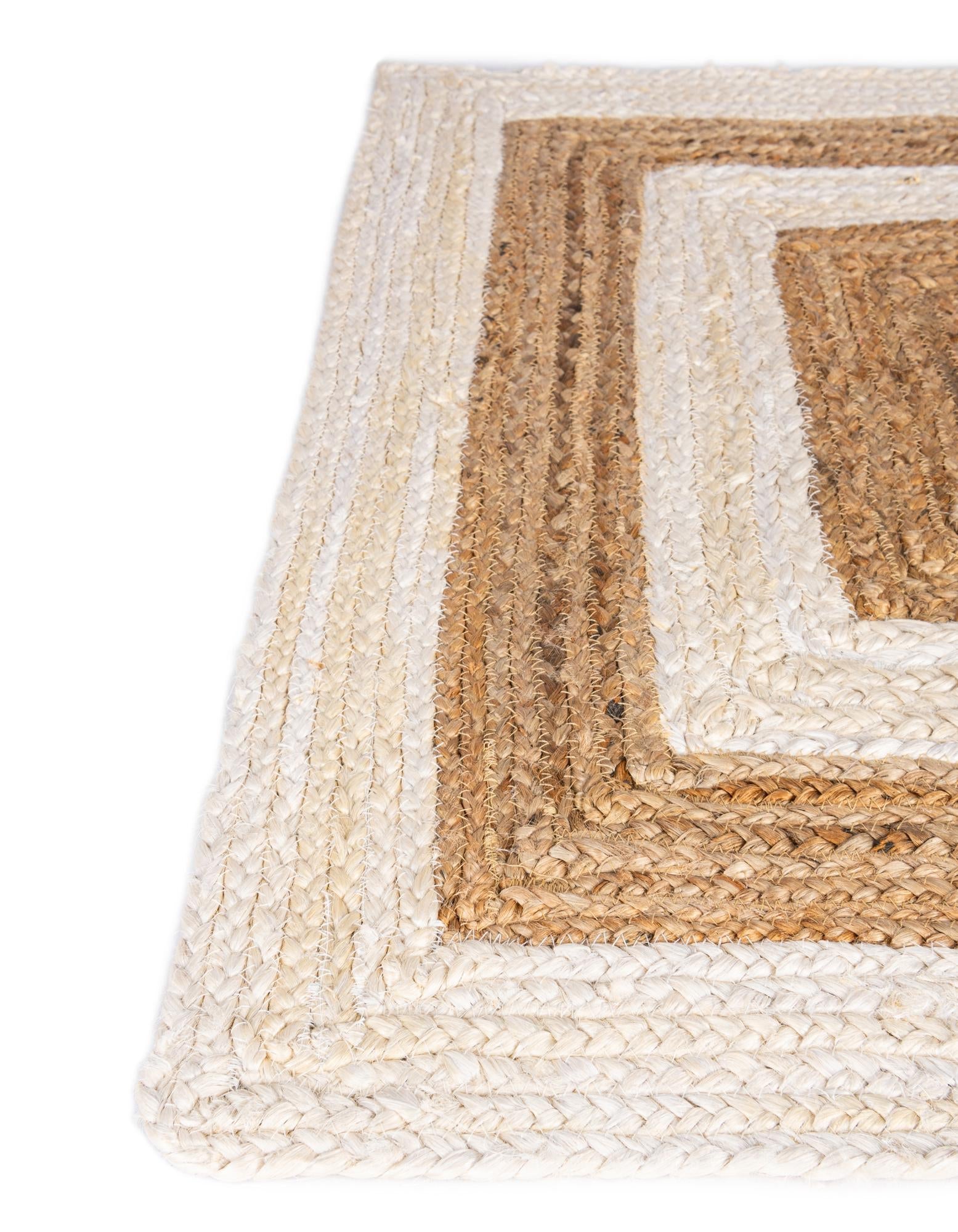 Woven Seaside Jute Collection Area Rug - Nautilus