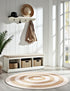 Woven Seaside Jute Collection Area Rug - Nautilus