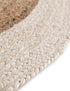 Woven Seaside Jute Collection Area Rug - Nautilus