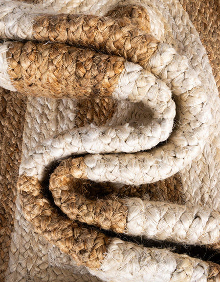 Woven Seaside Jute Collection Area Rug - Nautilus