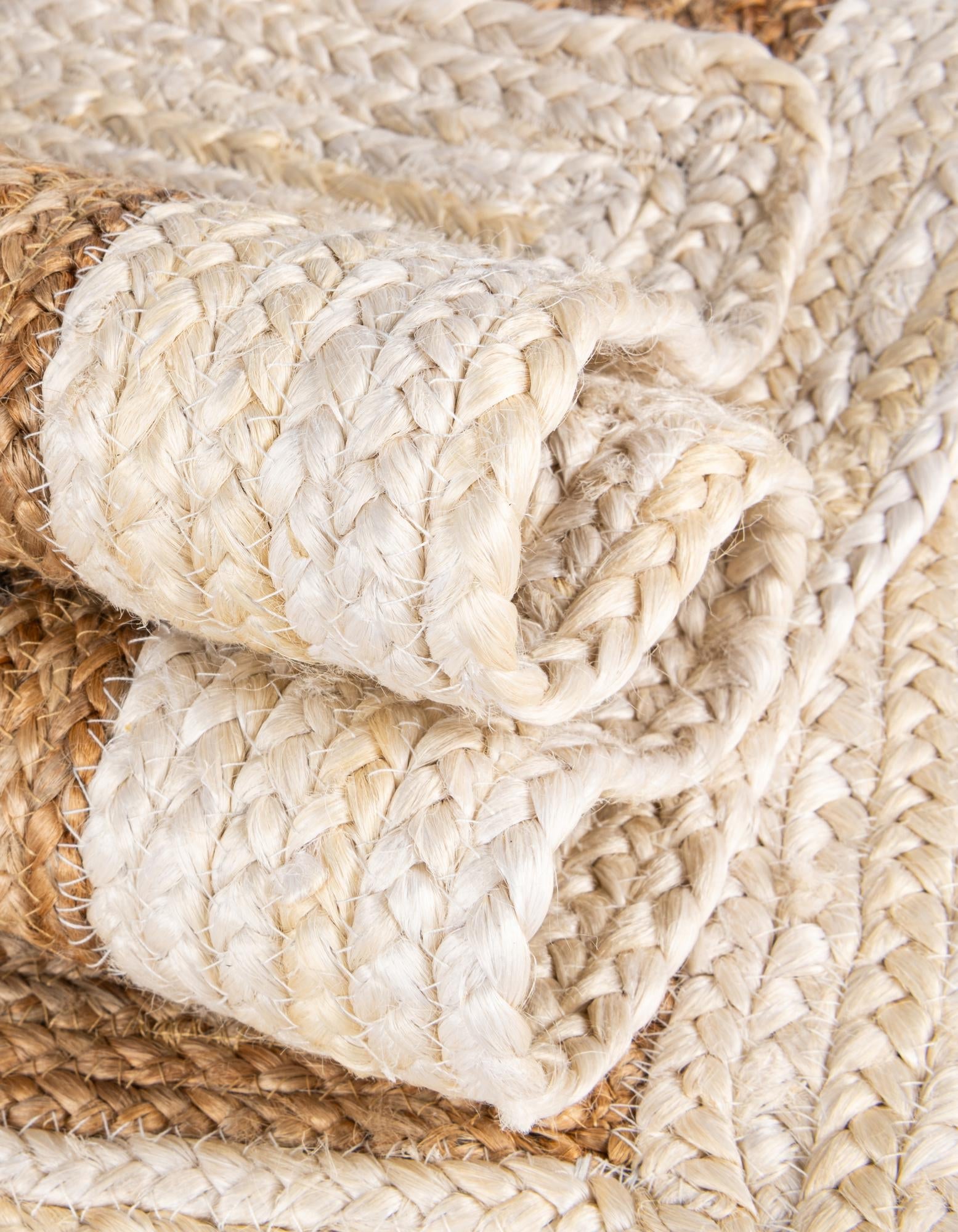 Woven Seaside Jute Collection Area Rug - Nautilus