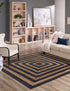 Woven Seaside Jute Collection Area Rug - Nautilus