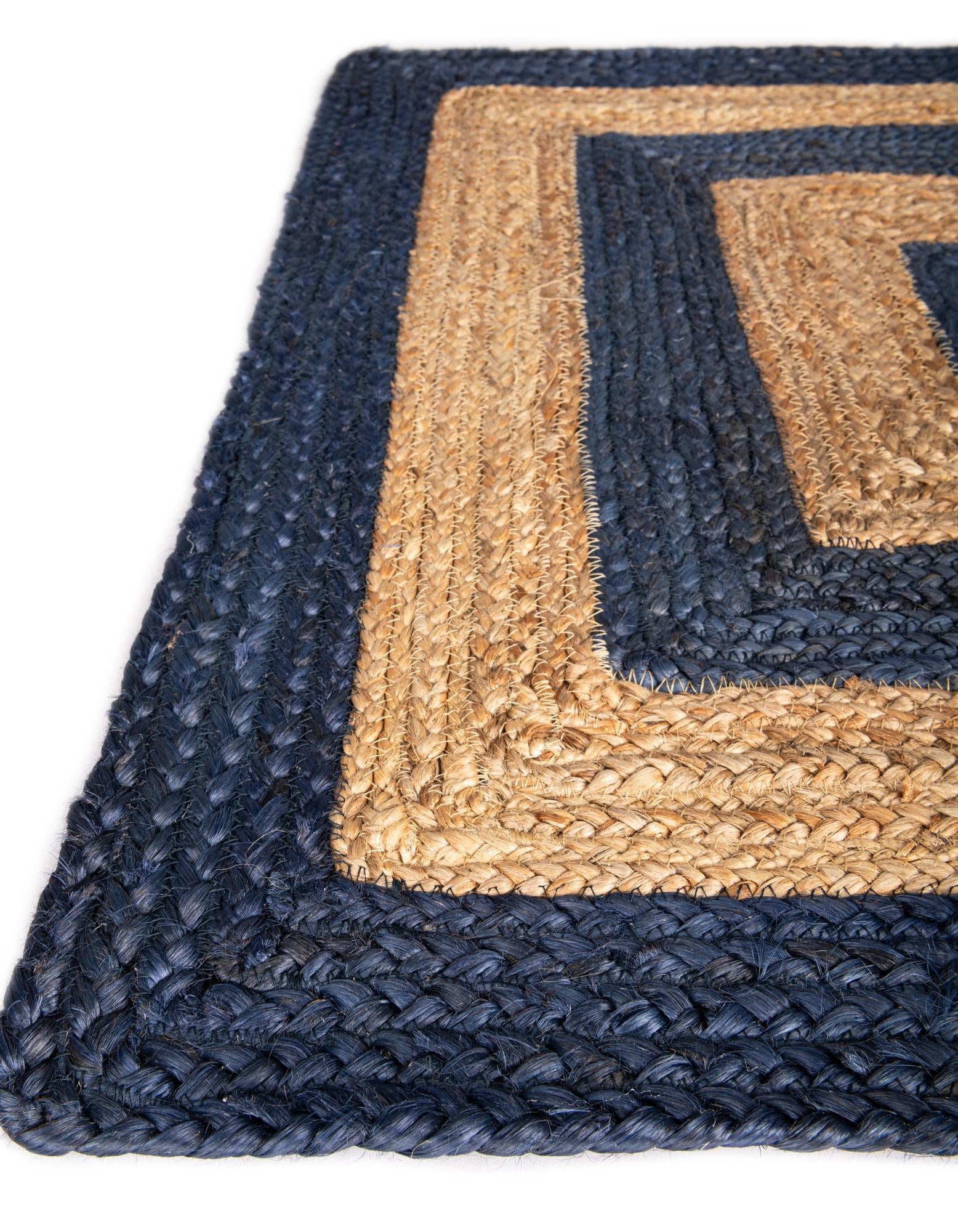 Woven Seaside Jute Collection Area Rug - Nautilus