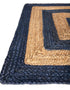 Woven Seaside Jute Collection Area Rug - Nautilus