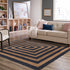 Woven Seaside Jute Collection Area Rug - Nautilus