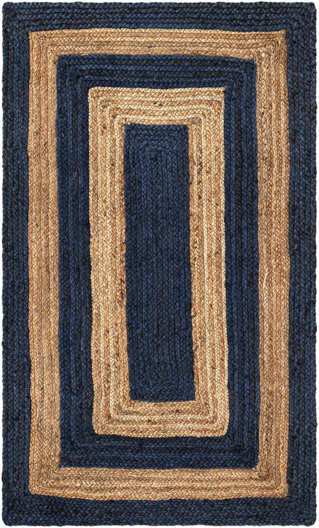 Woven Seaside Jute Collection Area Rug - Nautilus